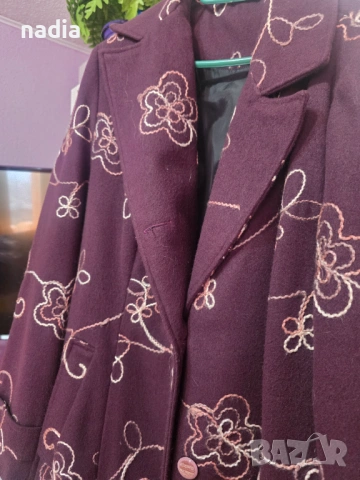 Манто дълго,шито по поръчка за 120 гр, снимка 3 - Якета - 53748001