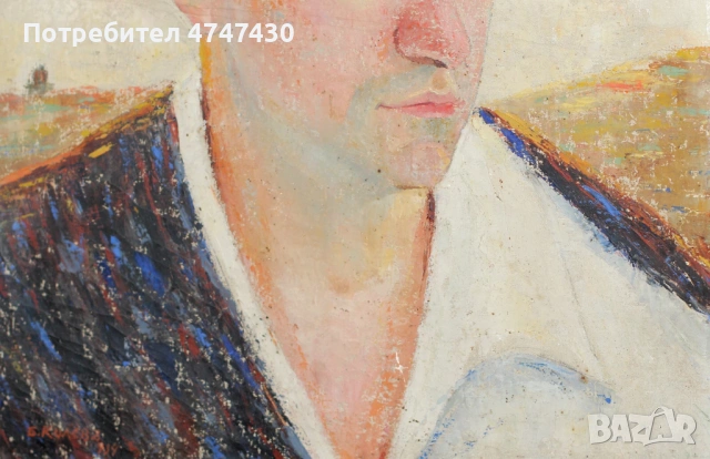 Борис Колев маслени бои портрет, снимка 6 - Картини - 53635156