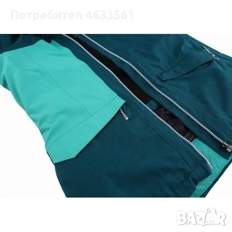 Дамско яке за ски и сноуборд Hannah Rolf deep teal mel , снимка 4 - Якета - 52267013