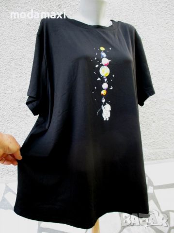 4XL Нова блуза с планети , снимка 4 - Тениски - 45830180