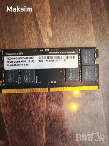 Ram 16gb DDR5 4800mg, снимка 2 - RAM памет - 52945434