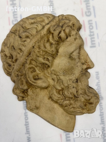 Релефна отливка на глава- Хипократ