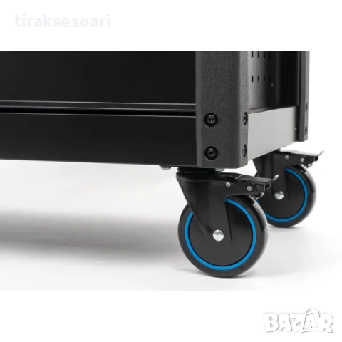 Количка с инструменти STAHLMAYER JUMBO XXL – професионален шкаф с 12 чекмеджета и 501 части, снимка 6 - Куфари с инструменти - 51701380