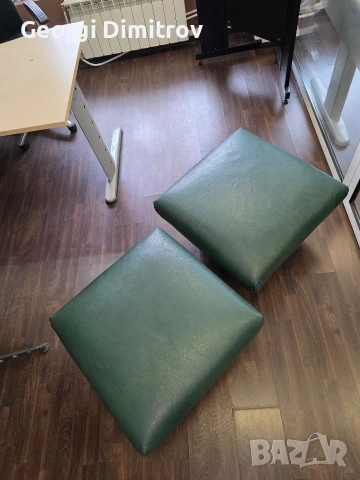 Кожени табуретки, снимка 2 - Дивани и мека мебел - 53986953