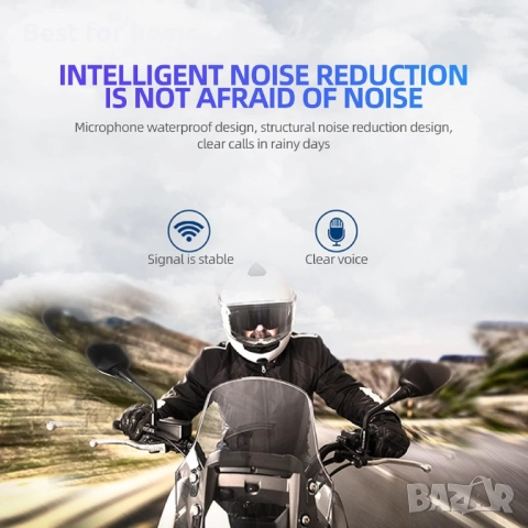 Bluetooth слушалки за мотоциклетна каска Geva, снимка 7 - Bluetooth слушалки - 52629093