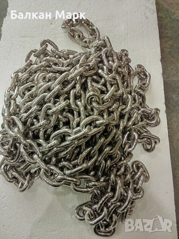 Верига / Синджир от Неръждаема Стомана А4 (AISI 316) – 10 метра / 8 мм