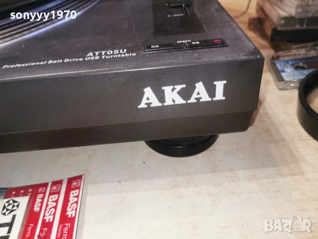 AKAI ATT05U USB-ВНОС GERMANY 0703261953, снимка 14 - Грамофони - 53749146