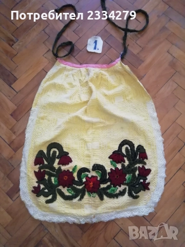 Стари автентични тракийски престилки от Старозагорския-Ямболския край. , снимка 3 - Антикварни и старинни предмети - 52799935