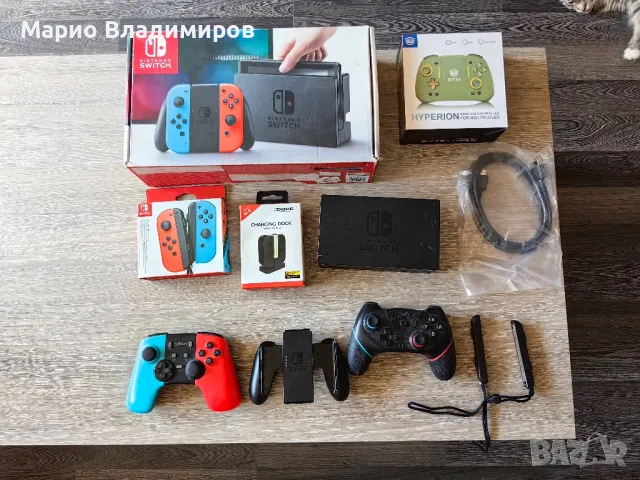 Nintendo switch аксесоари и кутии, снимка 1 - Други игри и конзоли - 47387196