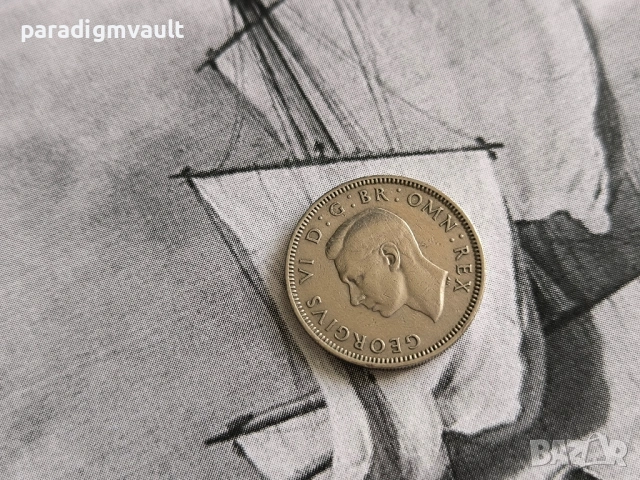 Монета - Великобритания - 1 шилинг | 1950г., снимка 2 - Нумизматика и бонистика - 54237737