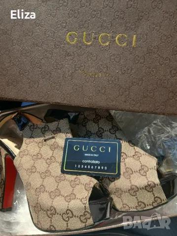 Сандали гучи носени двъа пъти 