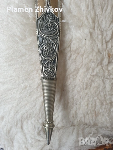кавказка кама с филигран, снимка 5 - Антикварни и старинни предмети - 54015486