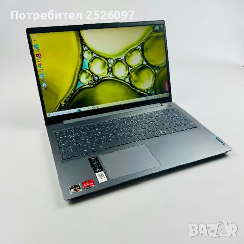 Lenovo IdeaPad 3 15,6 FHD IPS/Ryzen 5 5500U/12GB DDR4/512GB NVMe, снимка 4 - Лаптопи за работа - 45843161