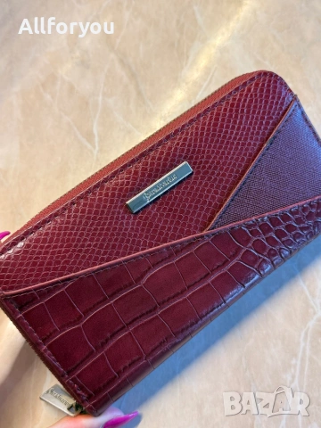 Червено портмоне Stradivarius 