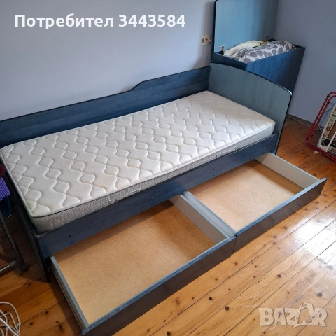 легло с ракла 1.90 на 0.80, снимка 3 - Спални и легла - 53933996