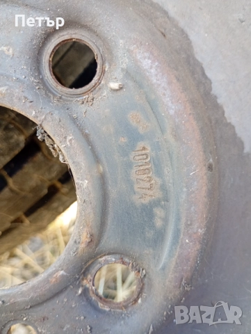 2броя железни джанти 14ски за Фиат 4х98мм, снимка 5 - Гуми и джанти - 52031765