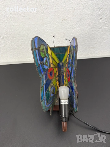 Нощна / настолна лампа тифани. №7816, снимка 7 - Антикварни и старинни предмети - 53042996