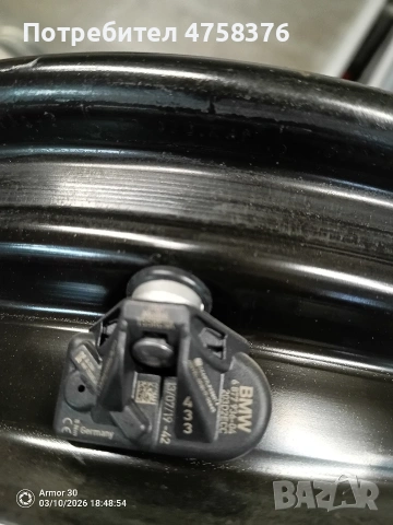 метални джанти за БМВ с датчик за налягане ОРИГИНАЛНИ , снимка 8 - Гуми и джанти - 53790771