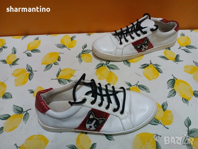 Кожени сникърси с куче N 37