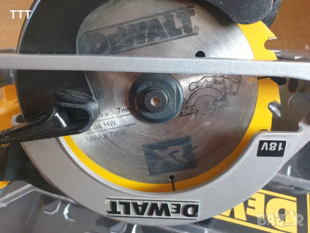 Циркуляр DeWALT DCS391N 18V XR 165мм, снимка 3 - Други инструменти - 47009225