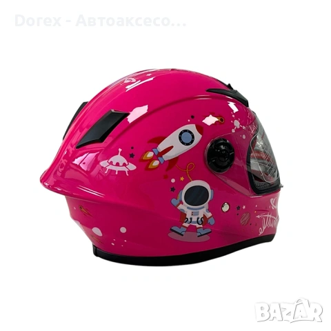 Детска каска 506 - размер S и М - розова, снимка 4 - Други - 53684247