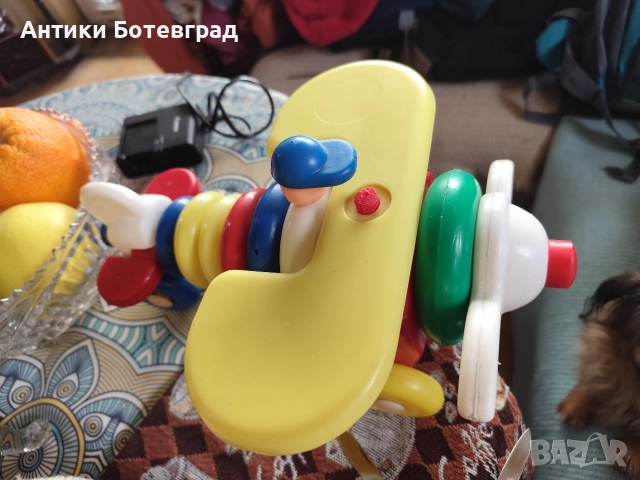Стара българска играчка Самолет , снимка 7 - Антикварни и старинни предмети - 52913274