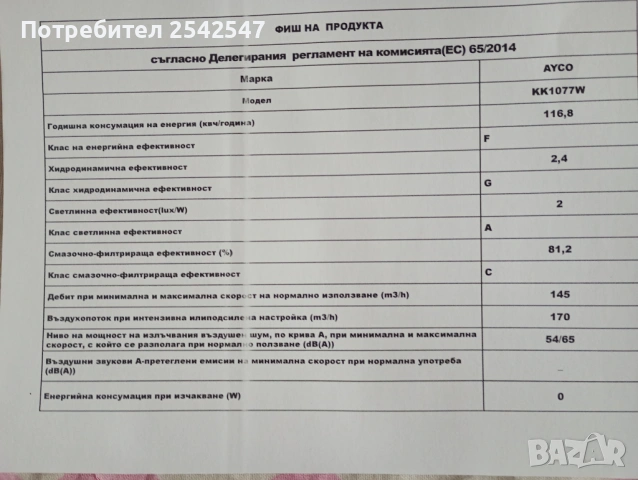 Продавам абсорбатор нов, снимка 2 - Абсорбатори - 51140633