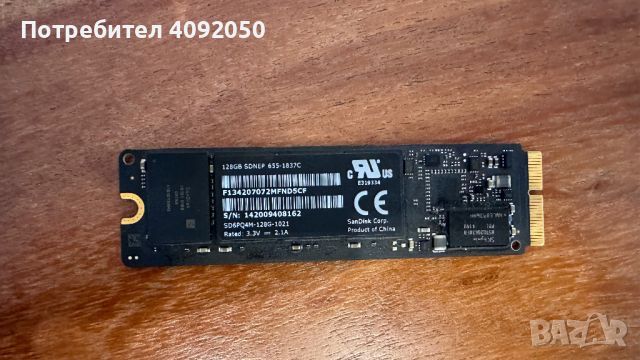 Apple Sandisk 128 GB SSD SDNEP, снимка 1 - Твърди дискове - 45905500