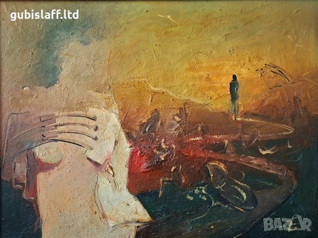 Картина "Усвет", 1988г., худ. Георги Янев (1962-2009), снимка 2 - Картини - 54124969