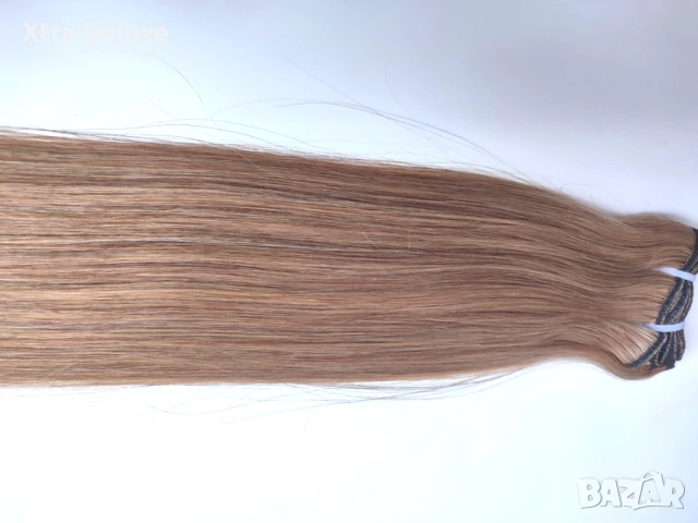 Висококачествени екстеншъни, права коса за удължаване, снимка 7 - Аксесоари за коса - 38273450