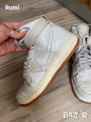 Оригинални кецове Nike Air Force 1 Hi Prm! 37,5 н, снимка 10 - Кецове - 46506909