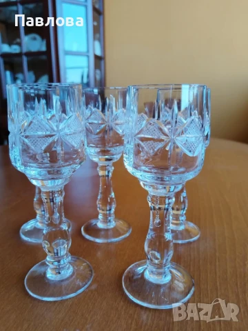 Кристални чаши серия,, Моника ромб ", снимка 5 - Чаши - 50460224