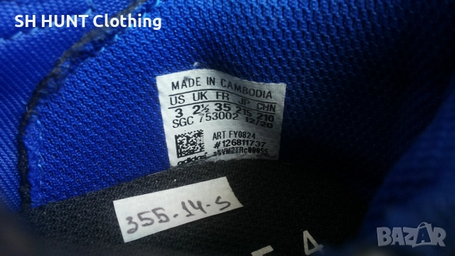 Adidas NEMEZIS Football Astro Turf Размер EUR 35 / UK 2 1/2 детски стоножки за футбол 355-14-S, снимка 16 - Футбол - 52244553