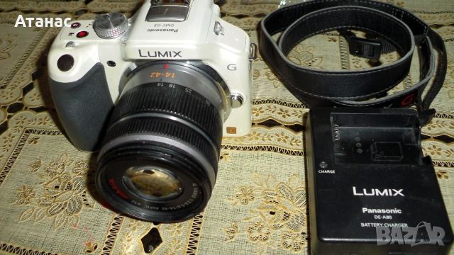 Фотоапарат Panasonic Lumix DMC-G5 16MP Mirrorless Full HD и обектив Panasonic 14-42mm