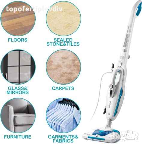 Парочистачка Stemoo Double Steam Mop,Гаранция, снимка 3 - Парочистачки и Водоструйки - 46781389