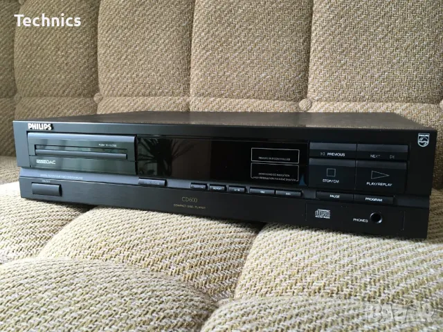 Philips cd 600 плеер, снимка 1 - Ресийвъри, усилватели, смесителни пултове - 47209906