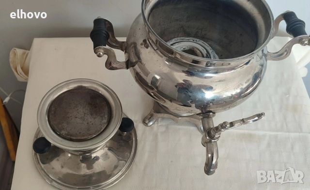 Стар немски самовар, снимка 7 - Антикварни и старинни предмети - 52800951