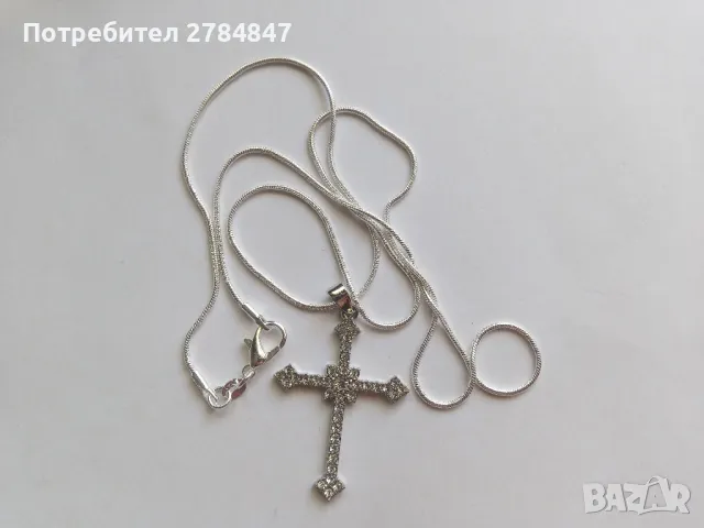 Дамско колие с кръстче , снимка 5 - Колиета, медальони, синджири - 50257645