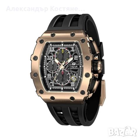 Мъжки часовник TSAR BOMBA Gold Limited, снимка 6 - Мъжки - 46161370