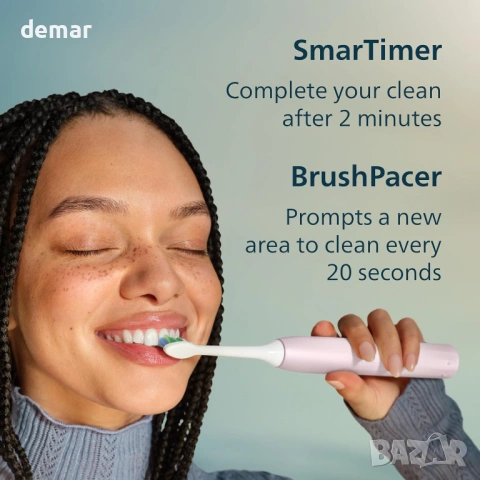 Електрическа четка за зъби Philips Sonicare серия 2000, HX4023/03, снимка 7 - Други - 53705946