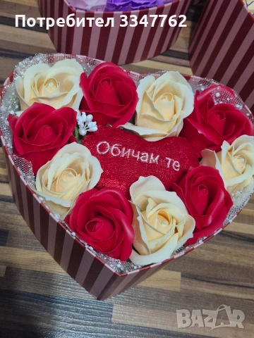 Сапунени рози , снимка 7 - Изкуствени цветя - 53434408