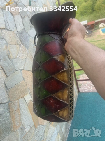 ВАЗА МЕТАЛ ОРНАМЕНТИ ЗА СУХИ ЦВЕТЯ, снимка 2 - Други ценни предмети - 51657464