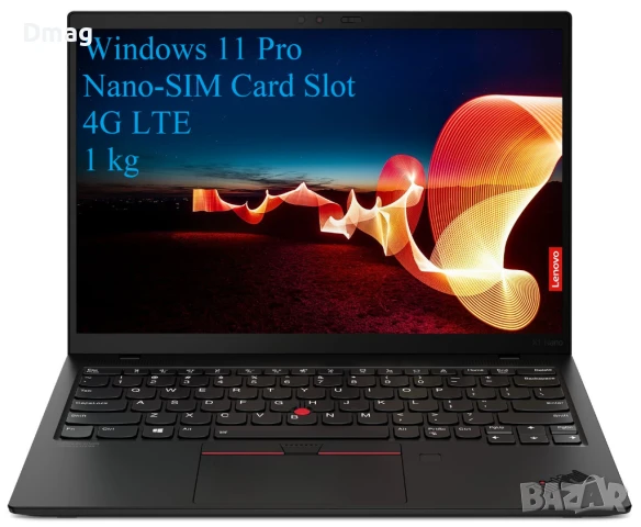 13” 2K ThinkPad X1 Nano / i7-1180G / 16GB / 1TB SSD/ Win11Pro / 4G LTE