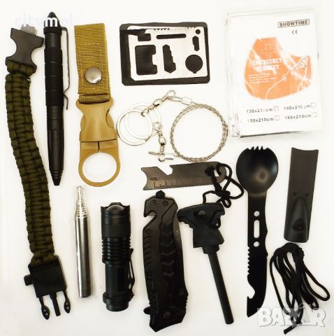 Сървайвър комплект за оцеляване при екстремни условия, Survival kit, снимка 1 - Екипировка - 45953258