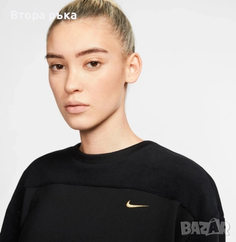 Nike fleece горнище дамска Оригинален , снимка 3 - Спортни екипи - 52368198