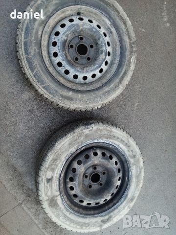 бусови гуми с джанти за vw t4, снимка 2 - Гуми и джанти - 45280820