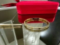 CARTIER Love Small Paved Gold Diamonds Гривна с Отверка, снимка 4