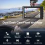 Dashcam предна и задна камера за кола Yansoo 32GB Карта 1080P 3" IPS, снимка 2