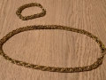 Ланец и гривна кралска плетка , снимка 7