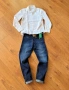 H&M детски нови дънки и риза, снимка 3
